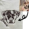 Custom Dog Dad Sweatshirt Embroidered – Personalized Dog Owner Apparel