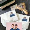 Portrait Embroidery Matching Couples Sweaters – Custom His and Hers Sweatshirts