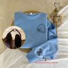 Custom Husband and Wife Matching Sweatshirts – Wedding Photo Portrait Embroidery Designs