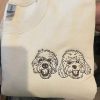 Custom Dog Embroidered Sweatshirt – Personalized Pet Lover Apparel