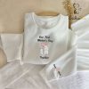 Embroidered First Mother’s Day Matching Elephant Mom Baby Shirt