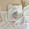 Embroidered First Mother’s Day Together Matching Heart Mom Baby Shirt