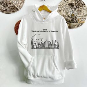 Thank You Mom Bring Me to City Embroidered Hoodie – Custom Your City Image