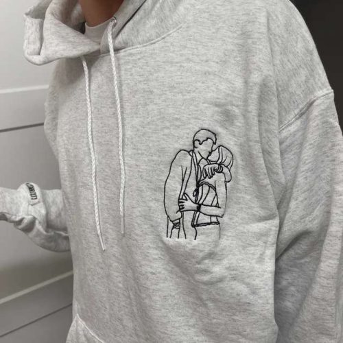 Custom Embroidered Hoodie – Just Lyne