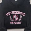 Custom Mama Boy and Girl Embroidery Sweatshirt – Mother’s Day Gift