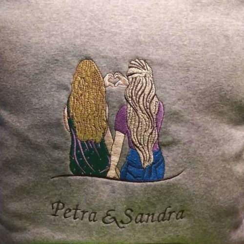 Best Friends Forever Embroidered Hoodie: Matching Sweatshirts for You and Your BFF photo review