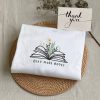 Custom Embroidered Book Cover Sweatshirt – Gift for Book Lover