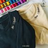 Brighter Days Are Coming Embroidered Mental Health Sweatshirt – Custom Name on Sleeve