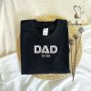 Custom Name Dada Embroidered Sweatshirt – Perfect Gift for Dad