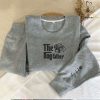 Custom Name and Year Dad Embroidered Sweatshirt Hoodie