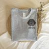 Personalized Dog Father Sweatshirt Embroidered Pitbull