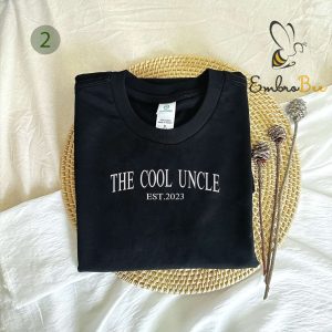 The Cool Uncle Est 2023 Embroidered Sweatshirt