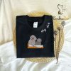 Yorkshire Terrier Dog Dad Sweatshirt Embroidered Collar
